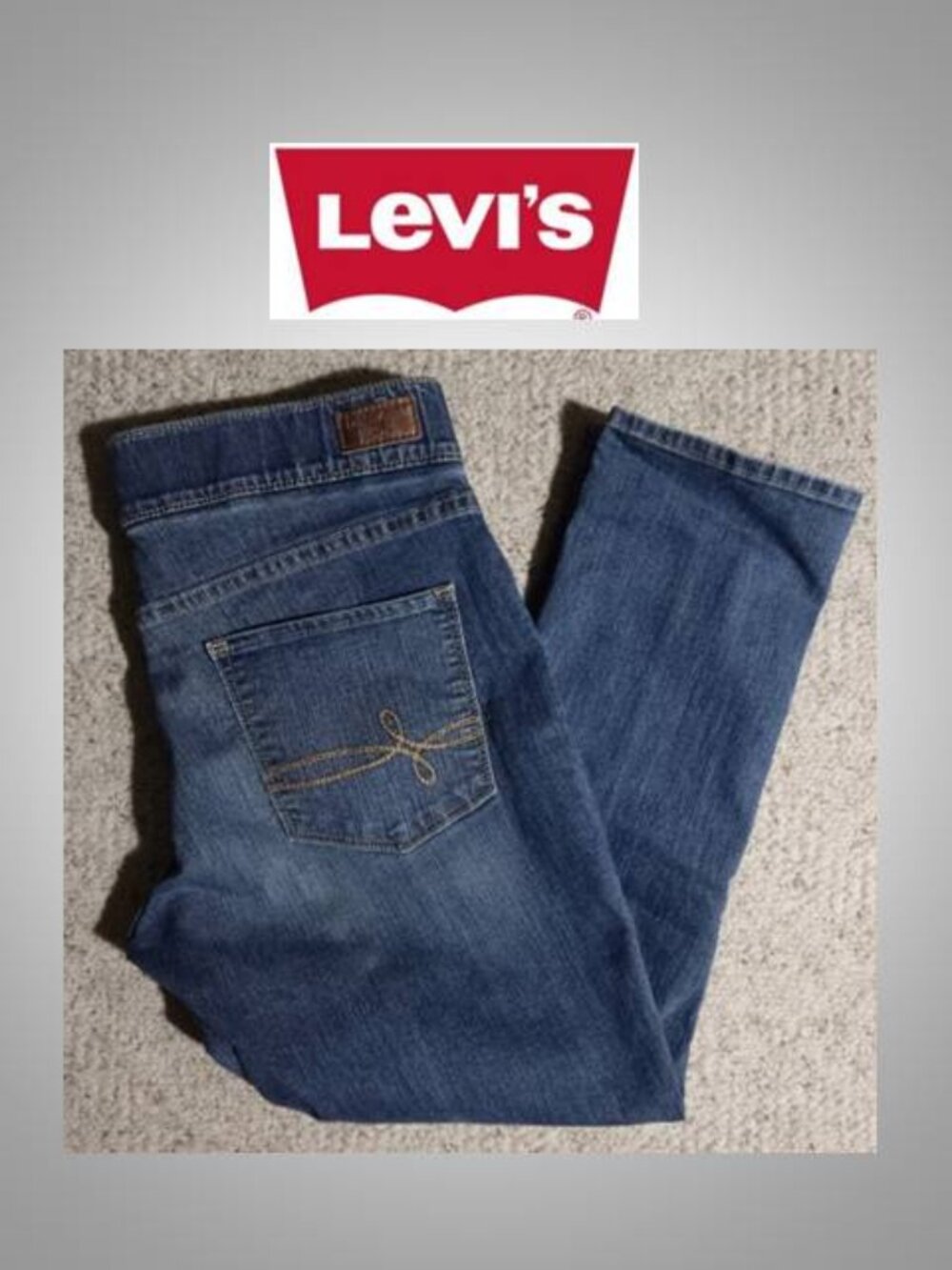 Levi's Denizen Modern Pull On Crop jeans women's size 12